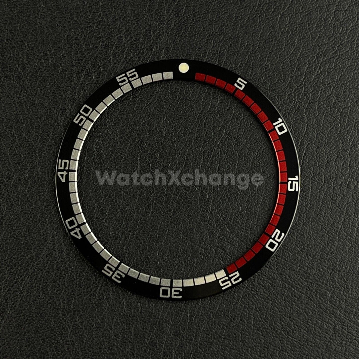 Black 38mm Flat Aluminium Bezel Insert For Diver Watch Seiko Mod SKX SRPD