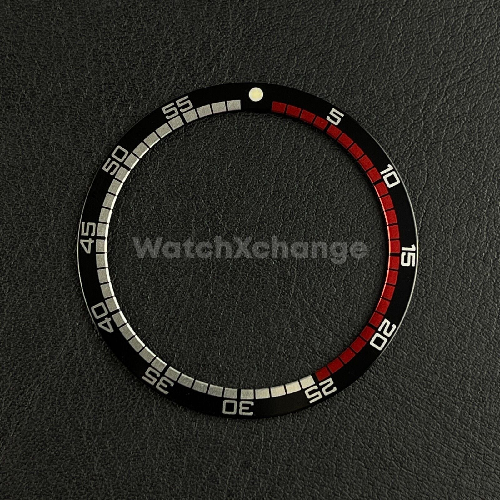 Black 38mm Flat Aluminium Bezel Insert For Diver Watch Seiko Mod SKX SRPD