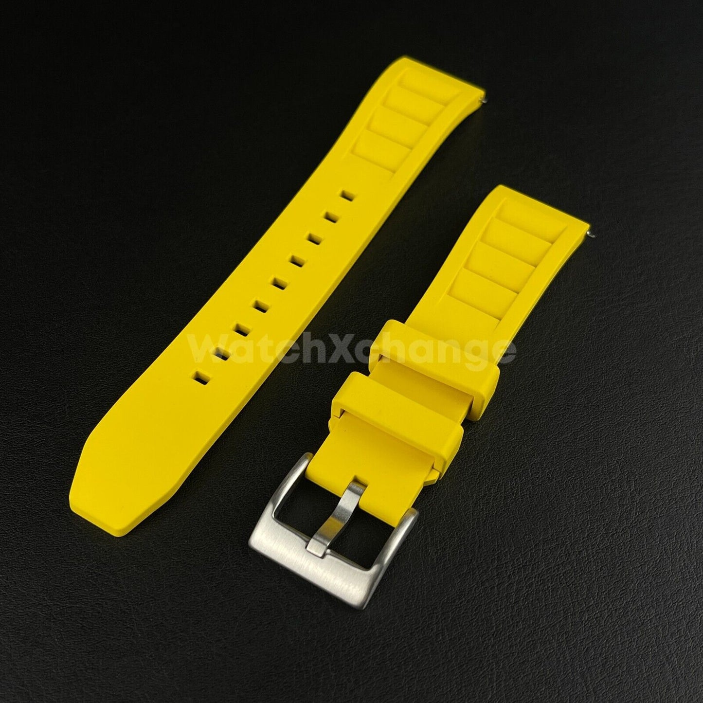 Premium FKM Rubber Watch Strap Band 20mm Quick Release Pin Various Colours