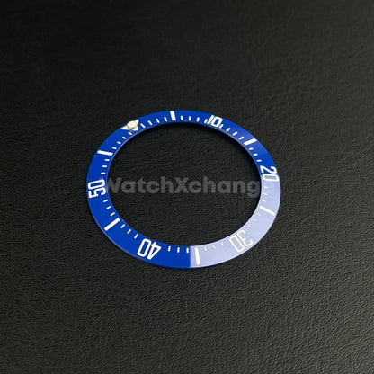 39.8mm Bezel insert For Divers Watch Rolex GMT Seiko SKX SRPD Blue and White