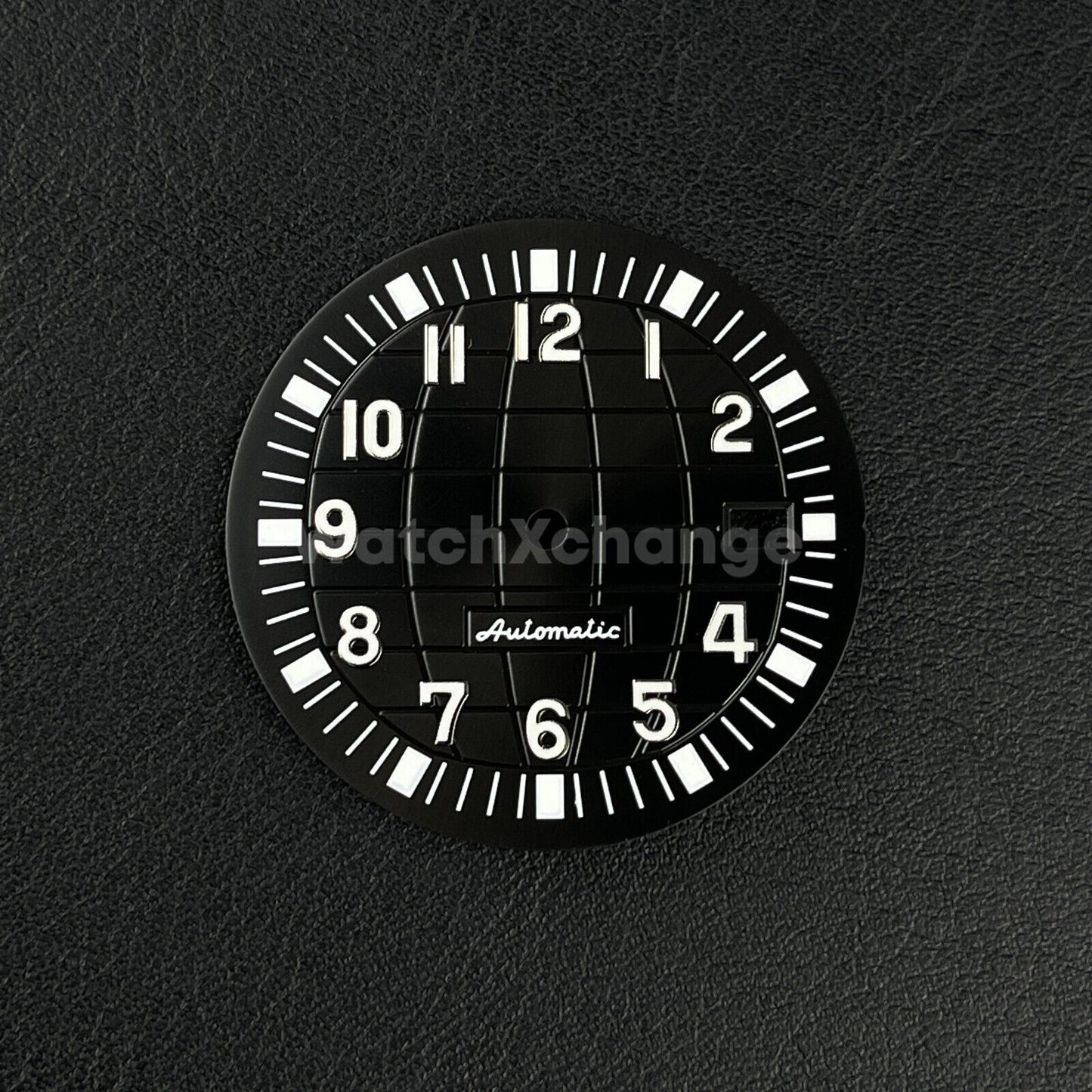 32mm Black & White Watch Dial for SEIKO NH35/NH36/4R/7S Watch Movement Parts