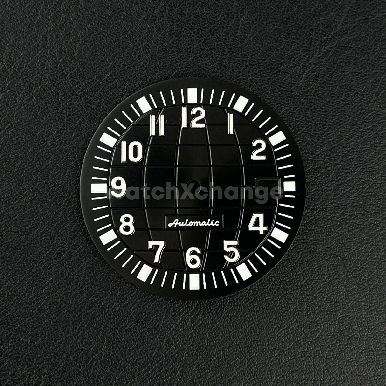 32mm Black & White Watch Dial for SEIKO NH35/NH36/4R/7S Watch Movement Parts