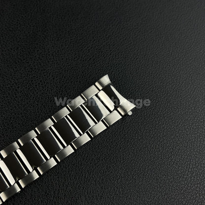 Curved End Metal Watchband Fit For Omega Seamaster AT150 Aqua Terra Watch Strap