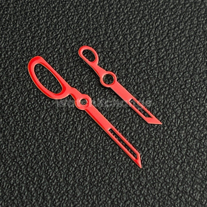 Scissor Watch Hands For SEIKO NH35A/36/4R/7S Movements Blue Red Orange Green
