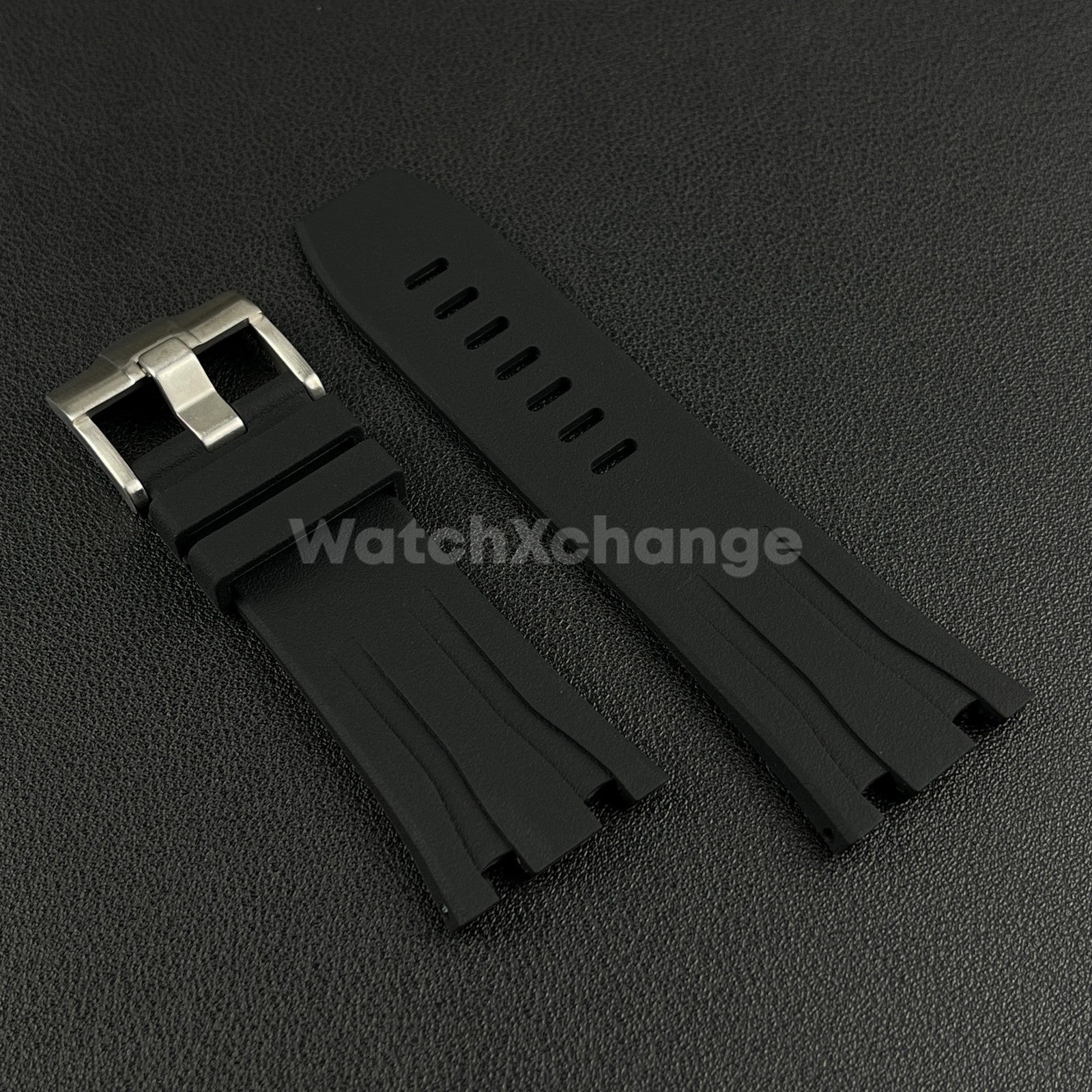 For Audemars Piguet Royal Oak Offshore 44mm Case 30mm Black Rubber Watch Strap