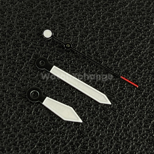 Black & White Watch Hands For Seiko TMI VH31 VH31A Movement Parts