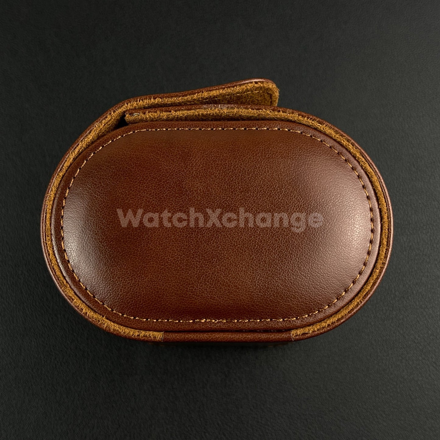 Brown Luxury Watch Storage Case Portable Travel Leather Watch Handmade Case