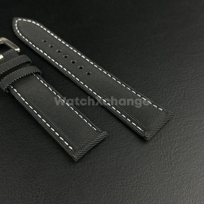 Black Nylon Strap fit Tag Heuer Monaco Carrera Formula 1 Watch 20mm - 24mm