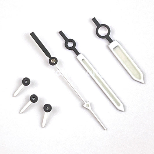 White & Black Watch Hands 6 Watch Hands for Japan VK63 Movement