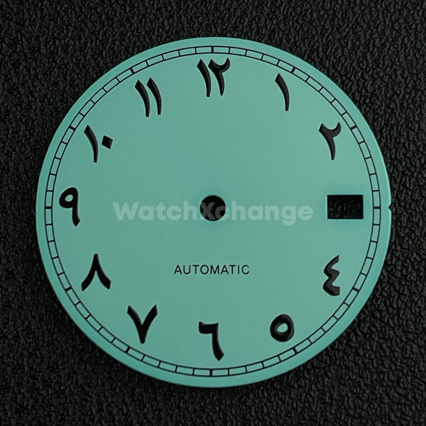 28.5mm  Turquoise Blue Arabic Watch Dial NH35 NH36 4R35 Movement Professional