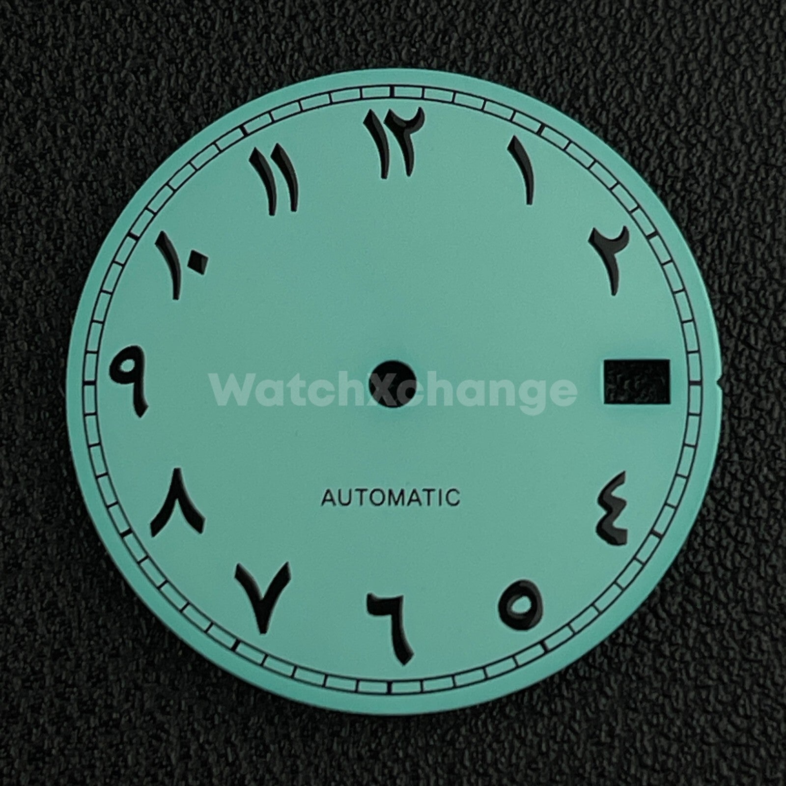 28.5mm  Turquoise Blue Arabic Watch Dial NH35 NH36 4R35 Movement Professional