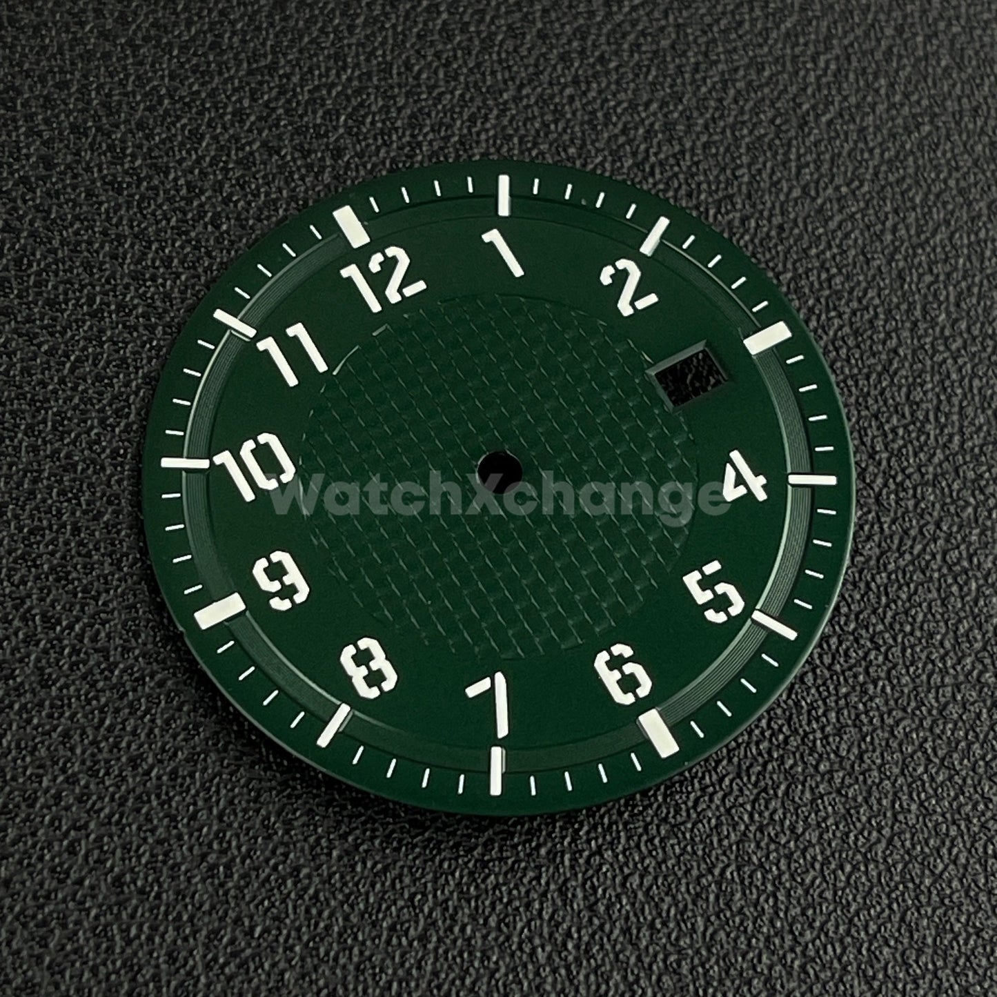 34mm Green Watch Dial for Seiko NH35A Automatic Movement Parts