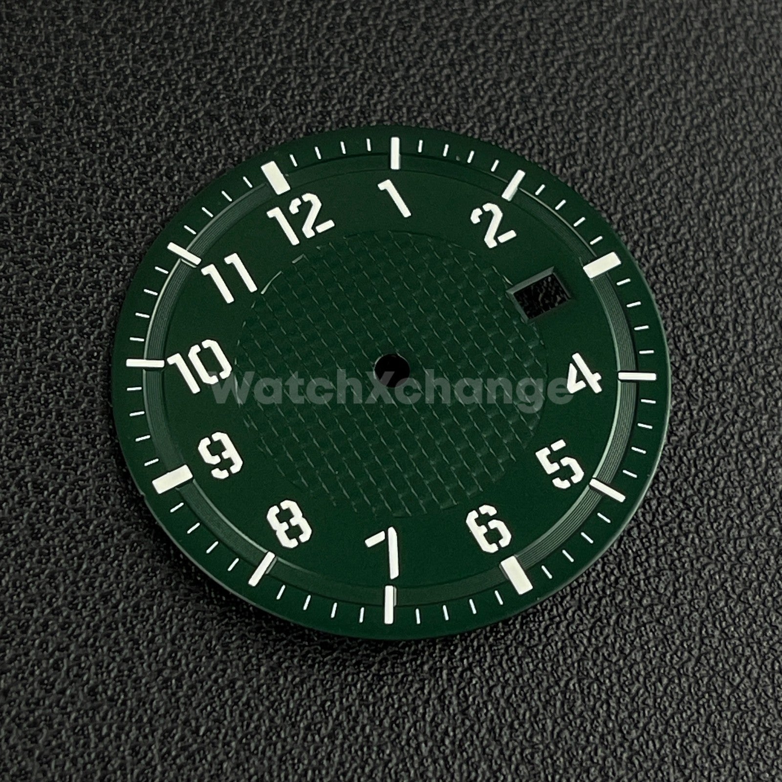 34mm Green Watch Dial for Seiko NH35A Automatic Movement Parts