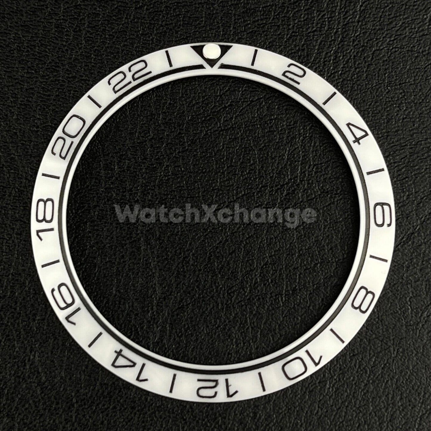 White Black 38mm Ceramic Bezel Insert For Rolex Seiko SKX007 SKX009 SRPD Sloped