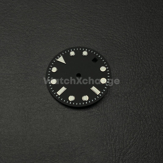 28.5mm Black Watch Dial for SEIKO NH35 NH36 Movement Luminous