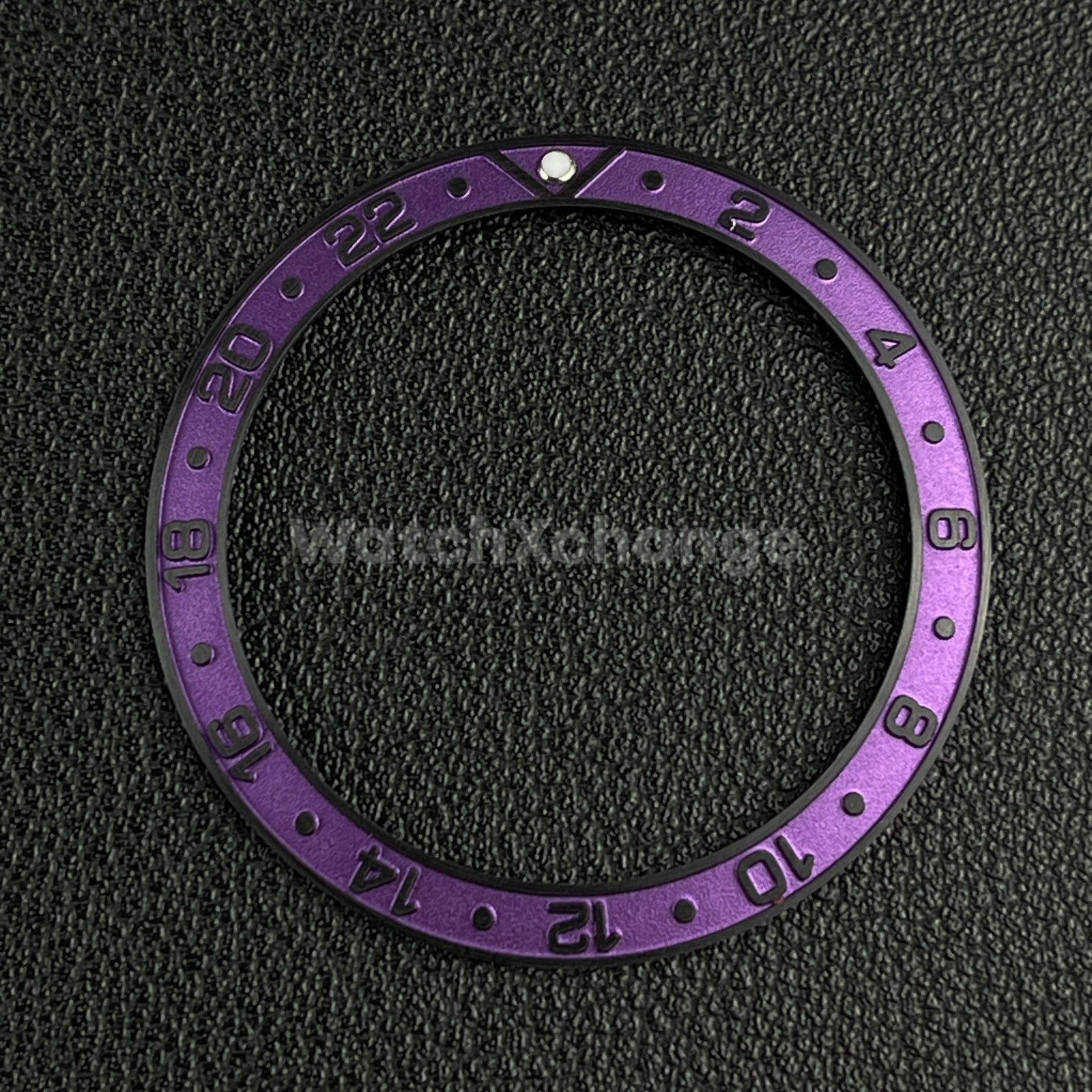 Purple & Black 38mm Sloping Bezel Insert For Watch GMT Seiko Rolex SKX007 SRPD