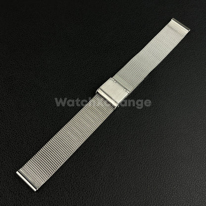 Silver Milanese Mesh Watch Strap Band Stainless Steel Metal 6mm - 18mm
