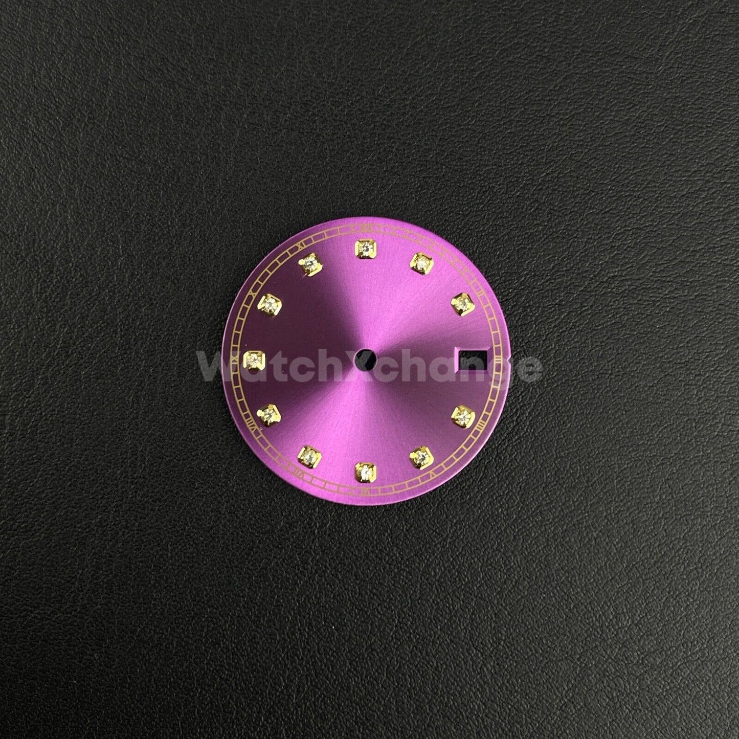 28.5mm Purple Diamond Watch Dial for SEIKO NH35 NH36 Movement