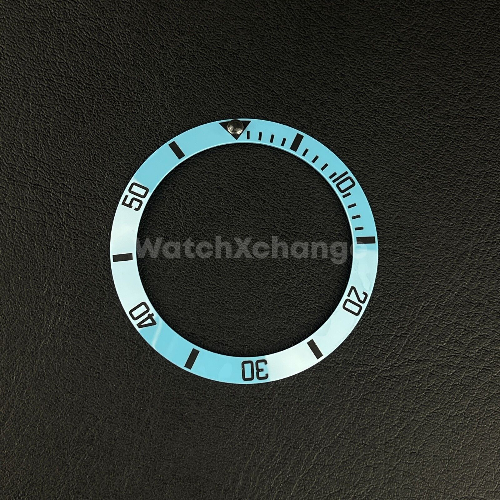 38mm Ceramic Bezel insert Light Sky Blue & Black For Rolex Seiko SKX SRPD