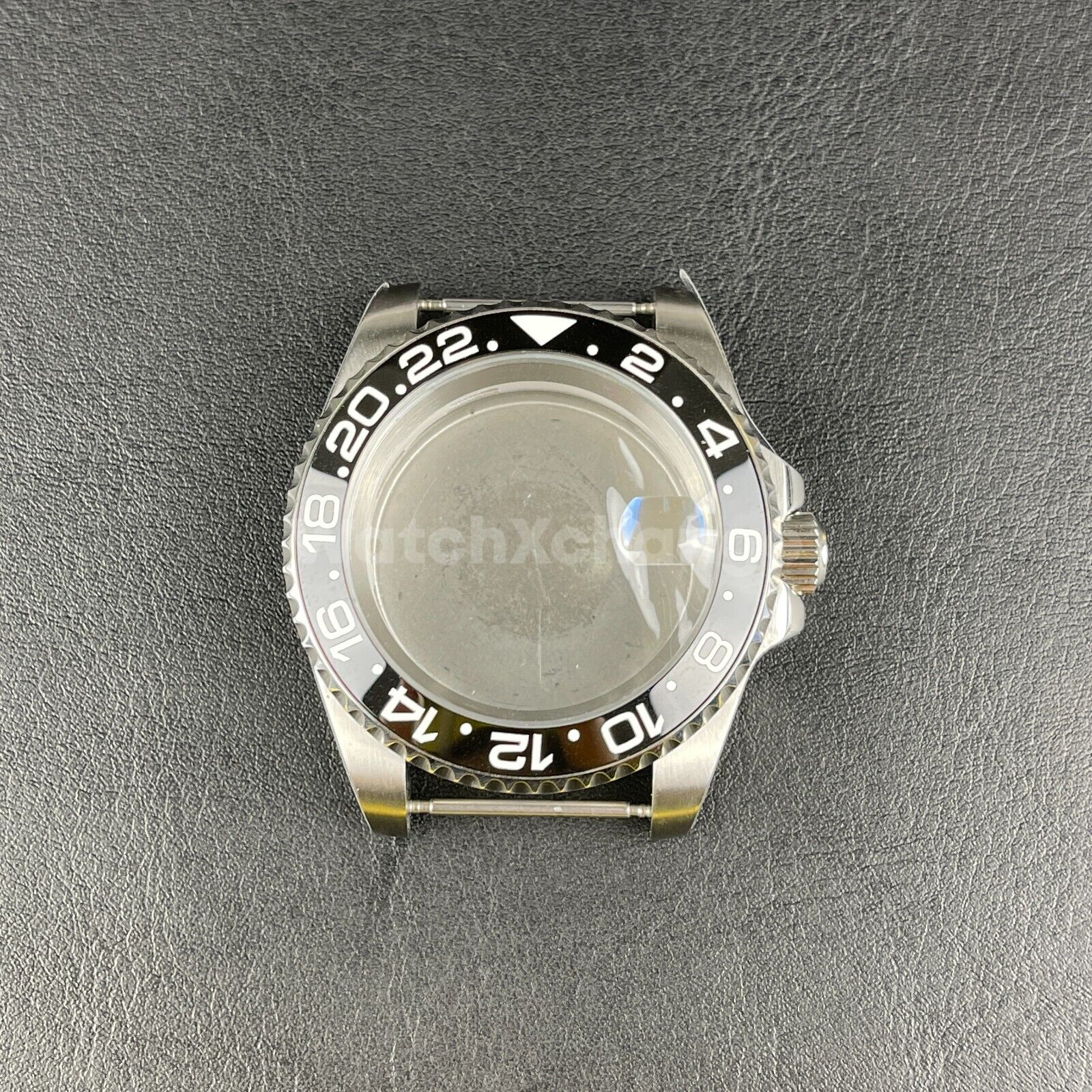 Diver 40mm SUB Watch Case fit NH35A NH36 10ATM Silver Colour Solid Back Sapphire