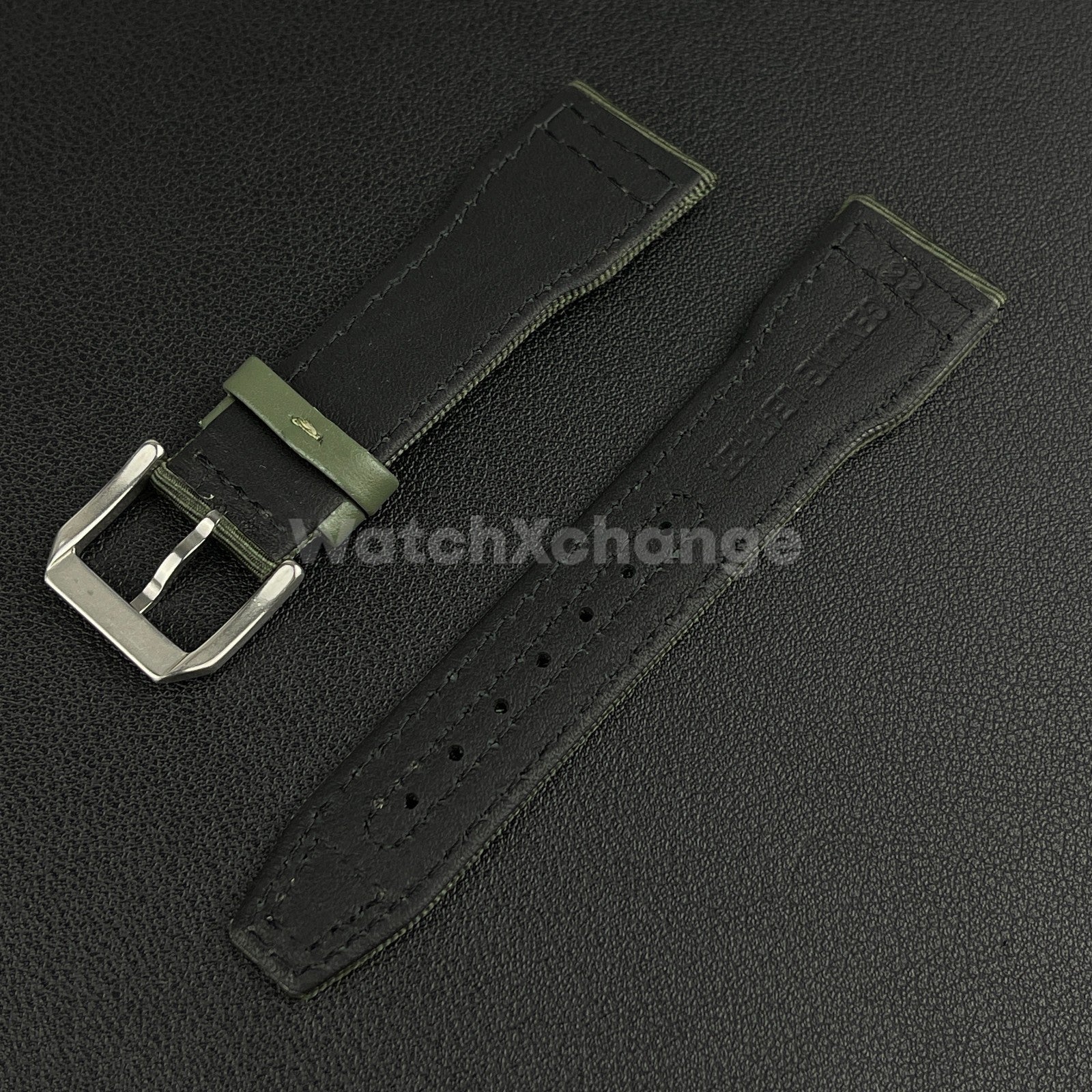Green Nylon Canvas Watch Strap 20mm 21mm 22mm IWC Pilot Waterproof Sport Band