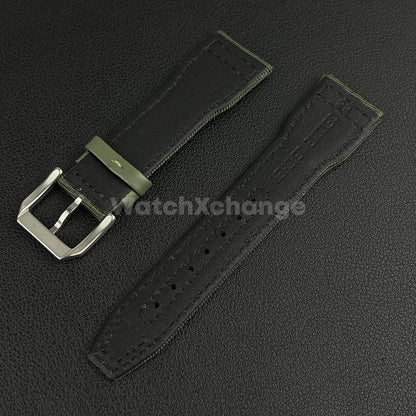 Green Nylon Canvas Watch Strap 20mm 21mm 22mm IWC Pilot Waterproof Sport Band