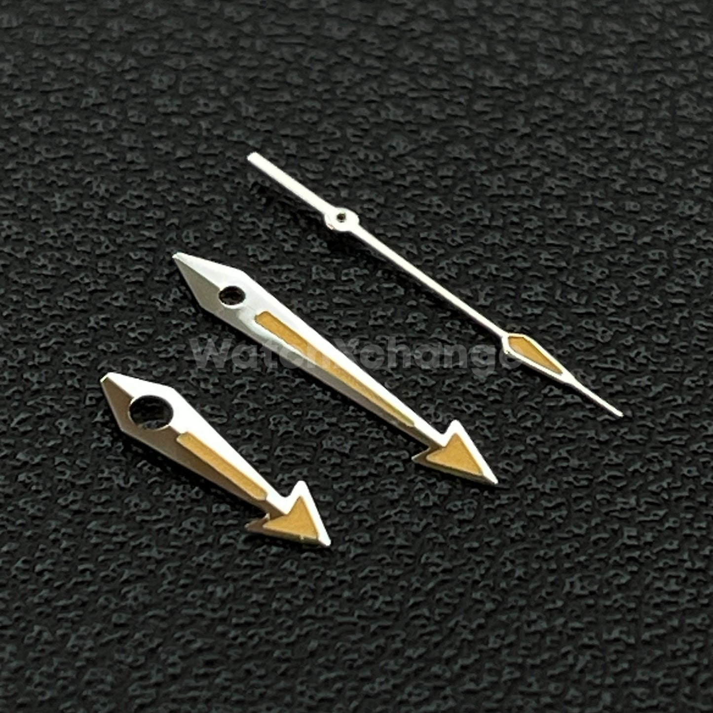 Silver & Orange Arrow Watch Hands For Seiko NH34 NH35 4R35 NH36 4R36 7S36