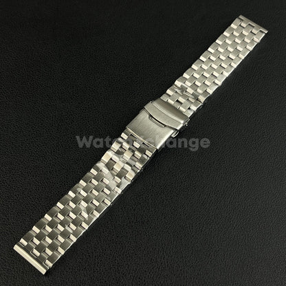 Silver Stainless Steel Super Engineer Watch Band Bracelet For Seiko 18mm - 24mm