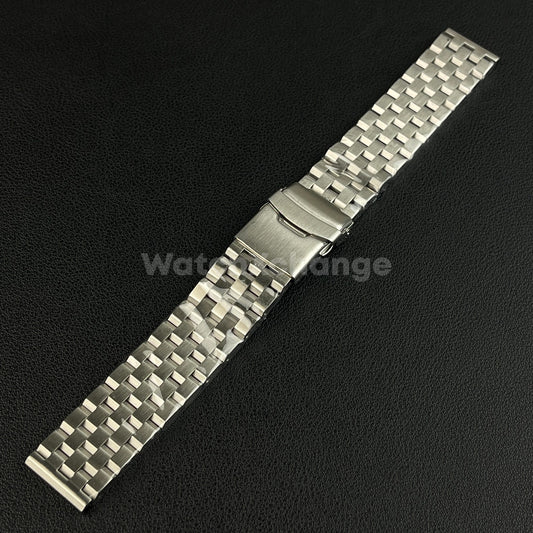 Silver Stainless Steel Super Engineer Watch Band Bracelet For Seiko 18mm - 24mm