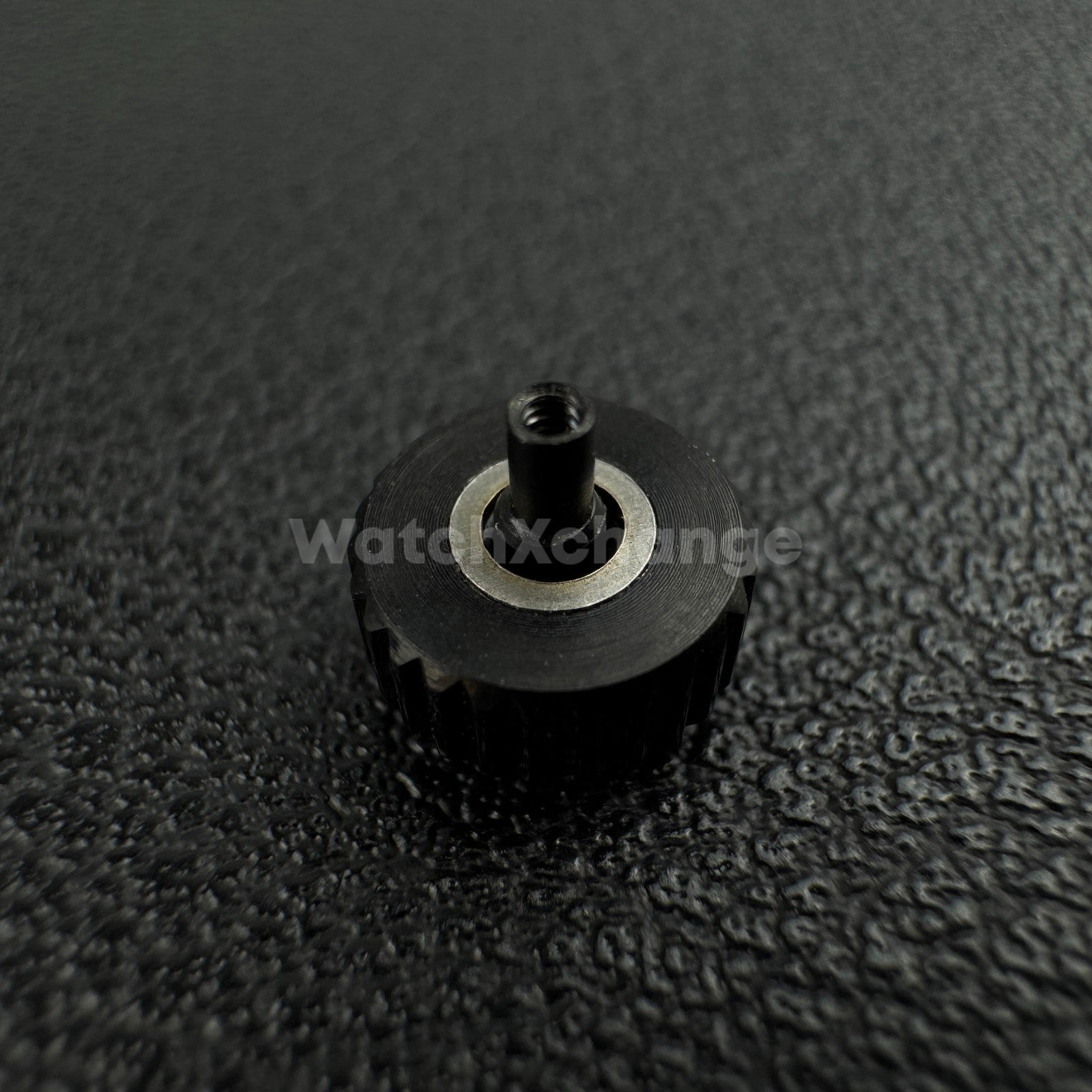 Black Long Tube Replacement Watch Crown 2mm 2.5mm Hole Diameter 3mm - 8mm Head