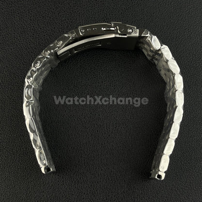 Silver Stainless Steel Super Engineer Watch Band Bracelet For Seiko 18mm - 24mm
