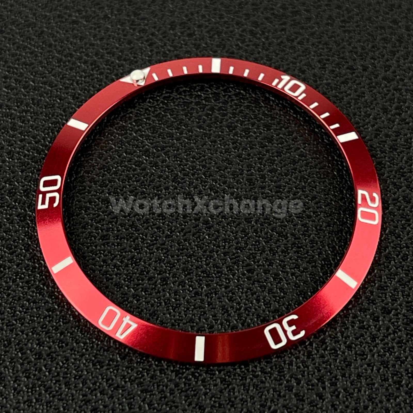 34mm Red Aluminium SUB Bezel Insert For Seiko Rolex Tudor Divers Watch