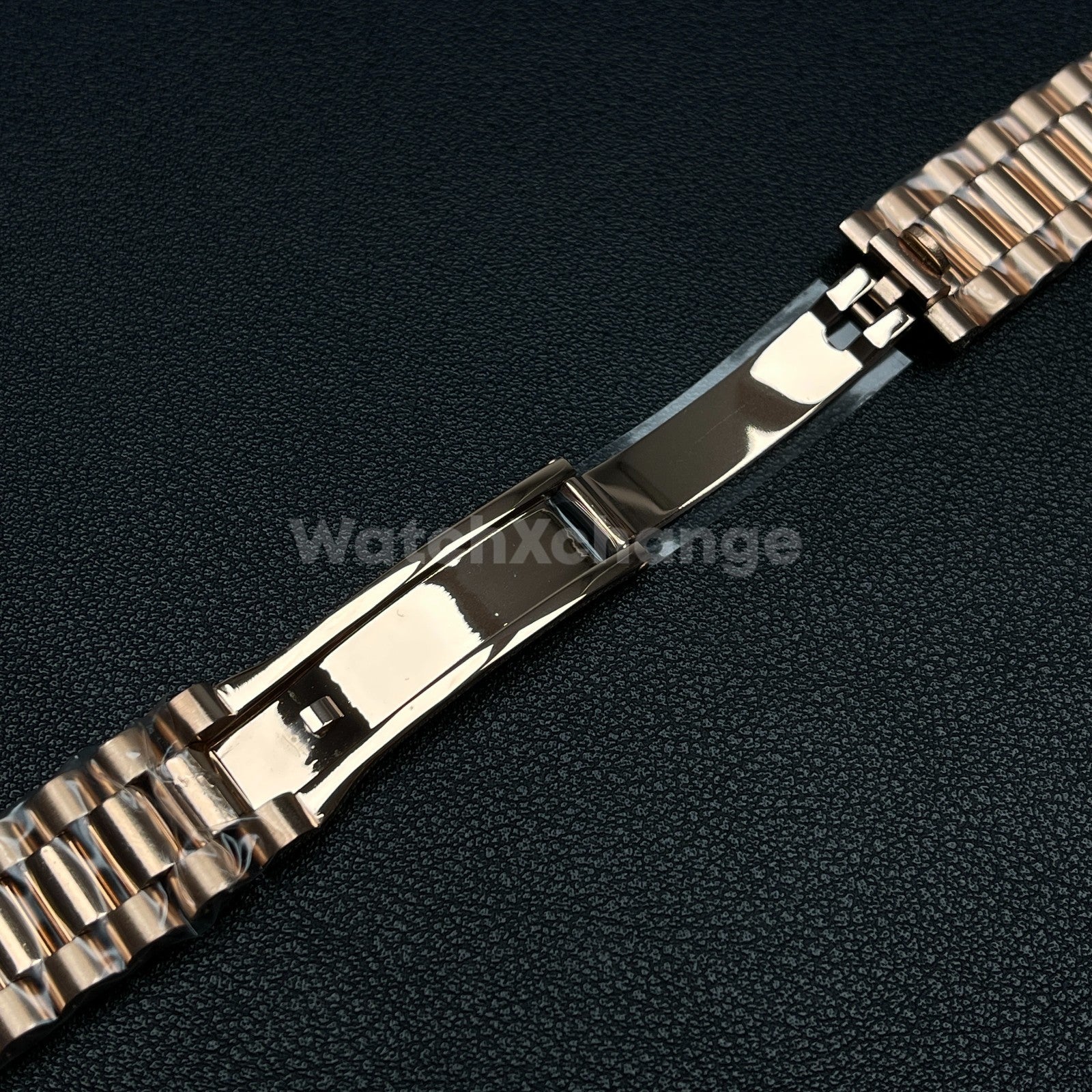 Rose Gold Premium Stainless Steel Watch Bracelet Strap Band Rolex Datejust 20mm