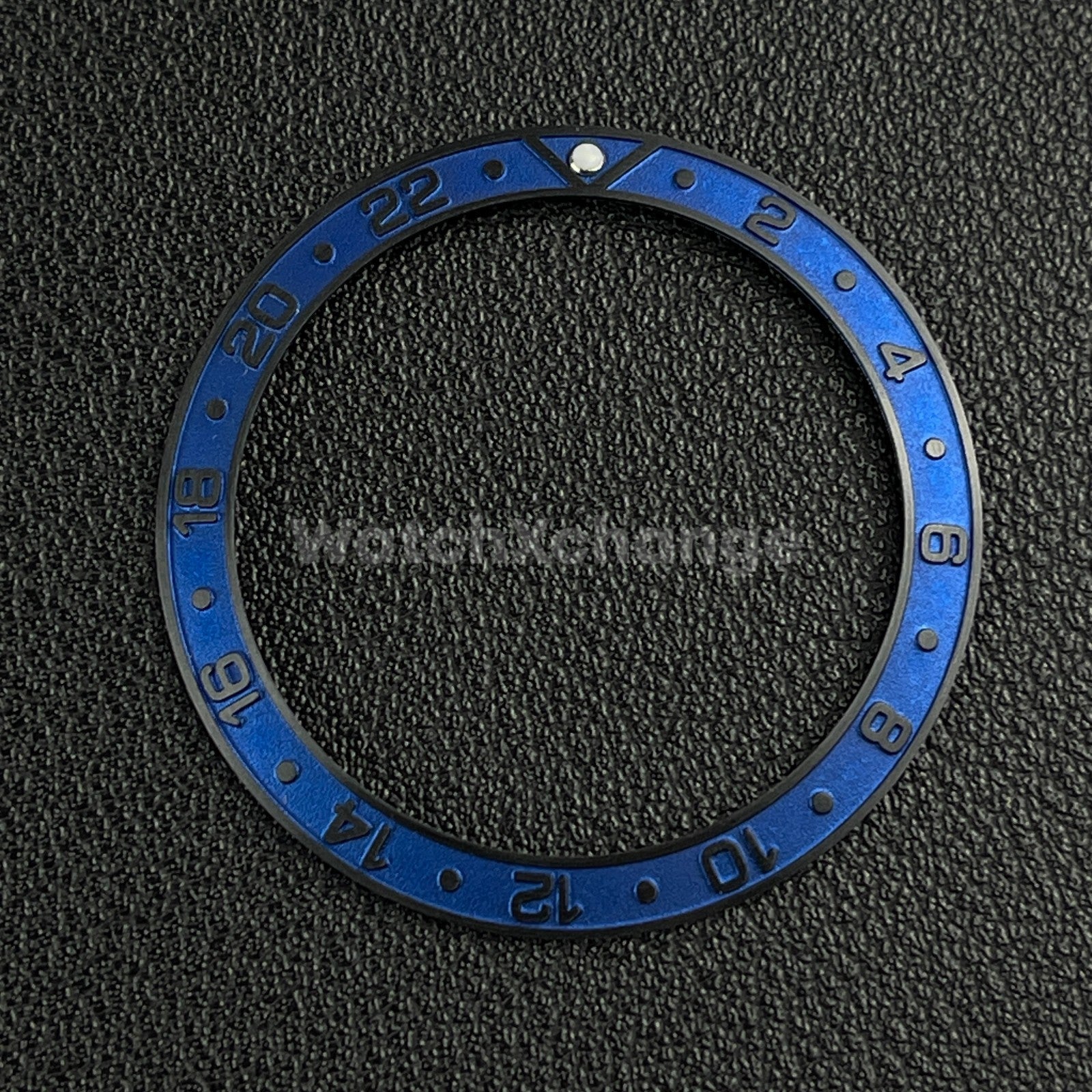 Blue & Black 38mm Sloping Bezel Insert For Watch GMT Seiko Rolex SKX007 SRPD
