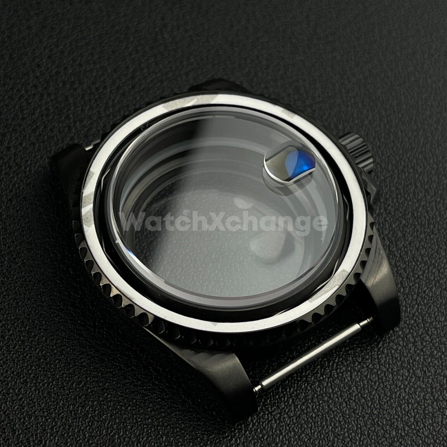 40mm Black Stainless Steel Divers Style Watch Case GMT Submariner For NH35 NH36