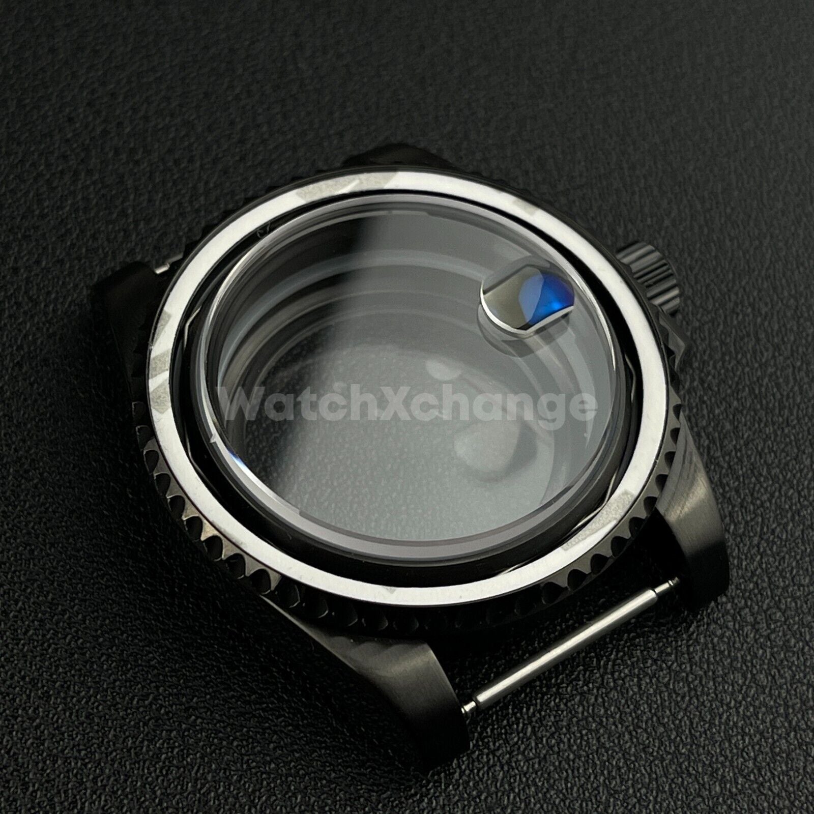 40mm Black Stainless Steel Divers Style Watch Case GMT Submariner For NH35 NH36