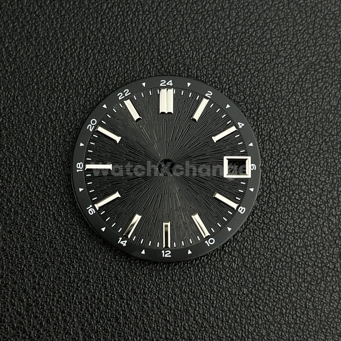 28.5mm Black Radiating Firework Pattern Watch Dial for SEIKO NH34 NH35 Movement