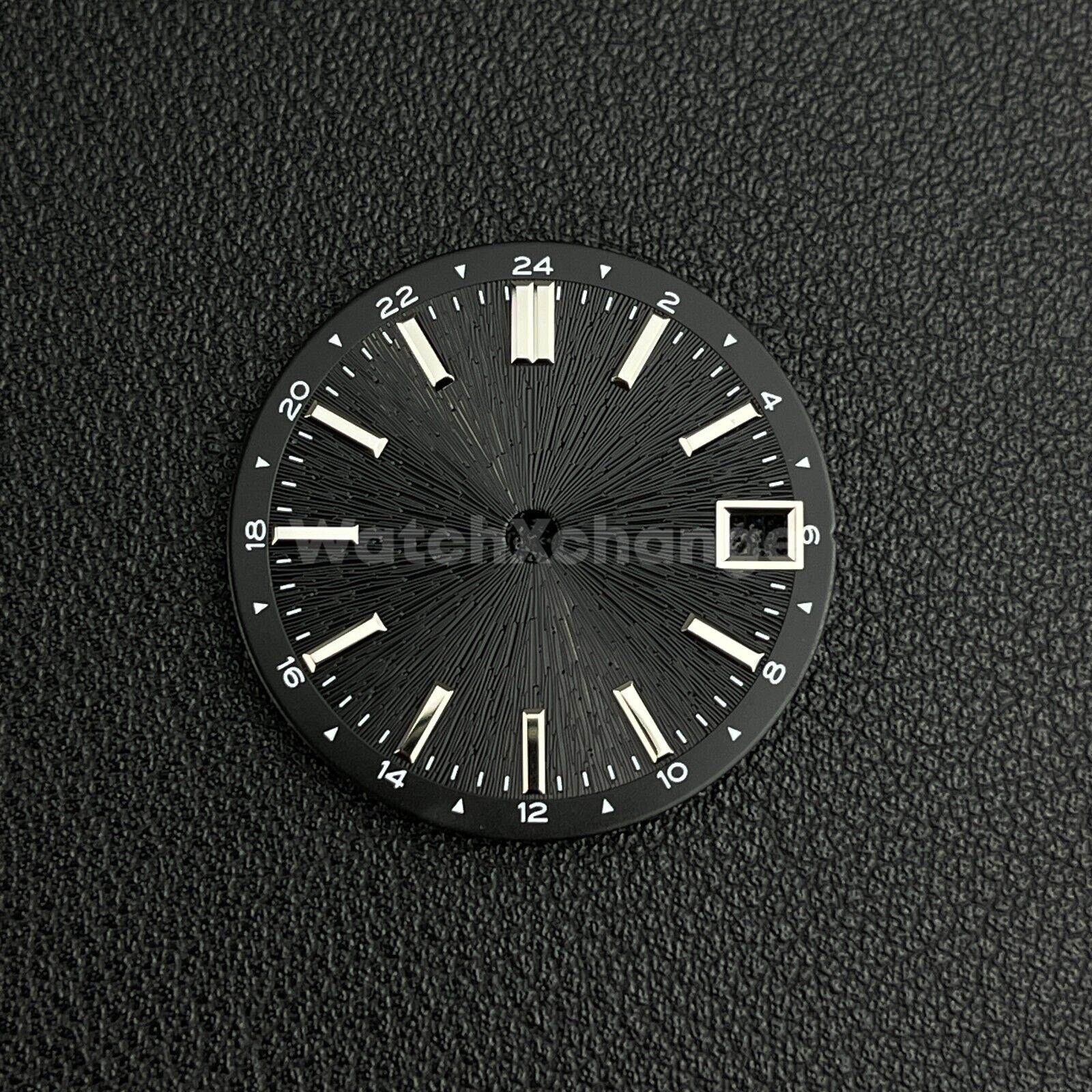 28.5mm Black Radiating Firework Pattern Watch Dial for SEIKO NH34 NH35 Movement