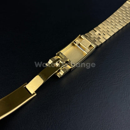 20mm Gold Jubilee Watchband Bracelet Oyster Deployment Clasp For Rolex Sub GMT