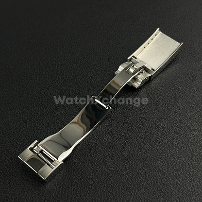 Replacement Clasp/Buckle fit Rolex DAYTONA GMT SUBMARINER Two Tone Silver 9/16mm