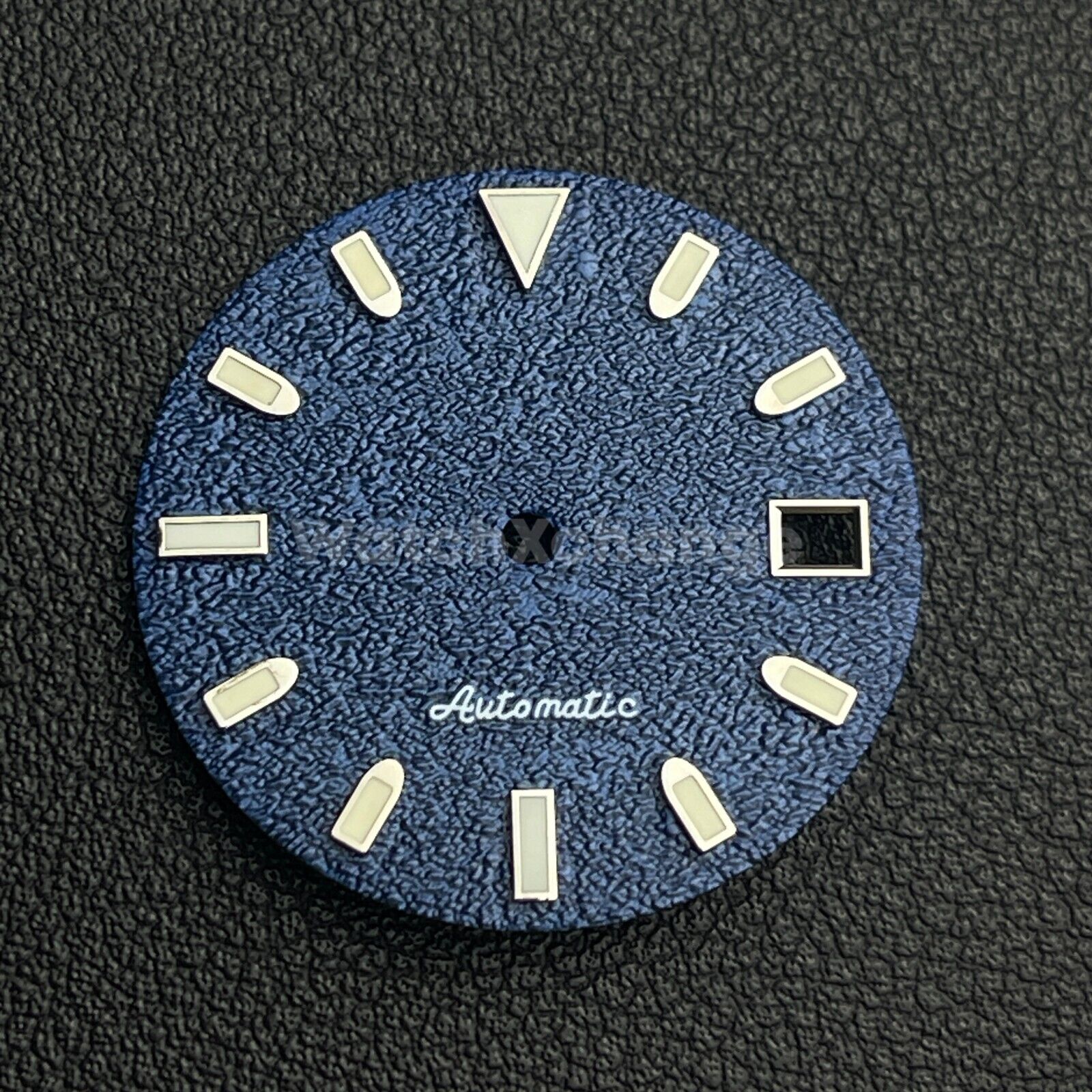 29mm Blue Watch Dial w/Green Luminous Replacement for NH35 4R35 Movement
