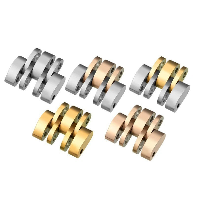 Emporio Armani AR1926 Women's Watch Extra Bracelet Link 12mm Silver Rose Gold
