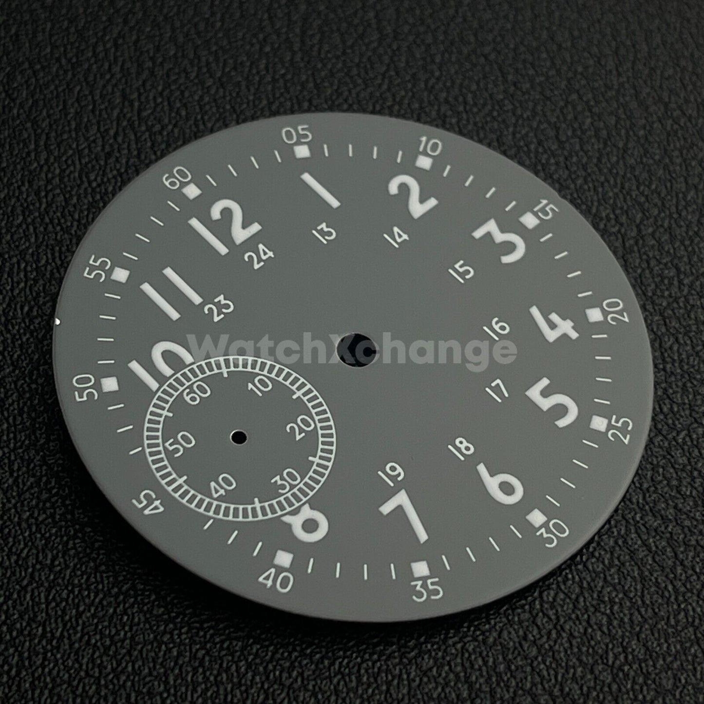 38.9mm Grey Watch Dial Green Luminous For ETA6497 Seagull ST36 Movement Part