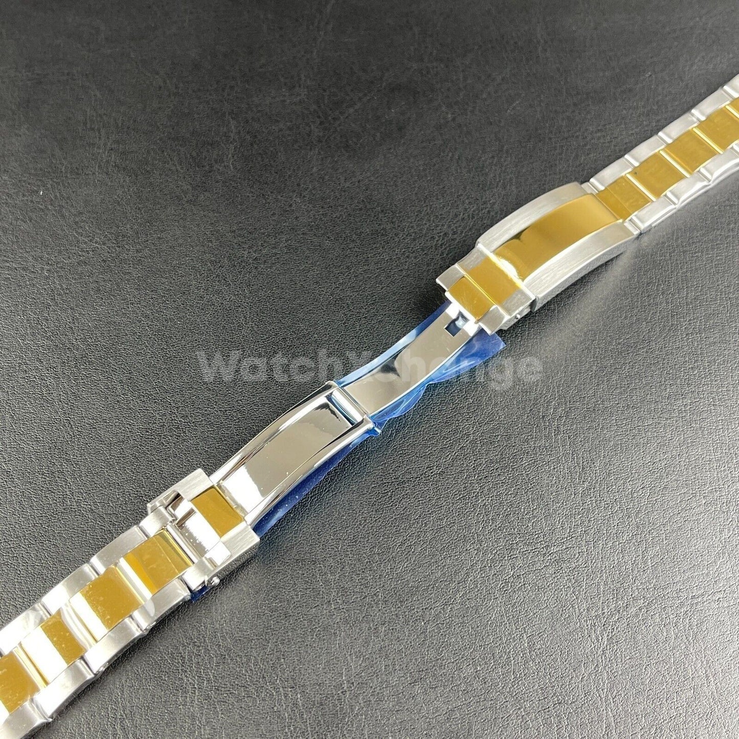 Silver Gold Watch Strap Band Replacement fit Rolex Submariner, Daytona, GMT 20mm