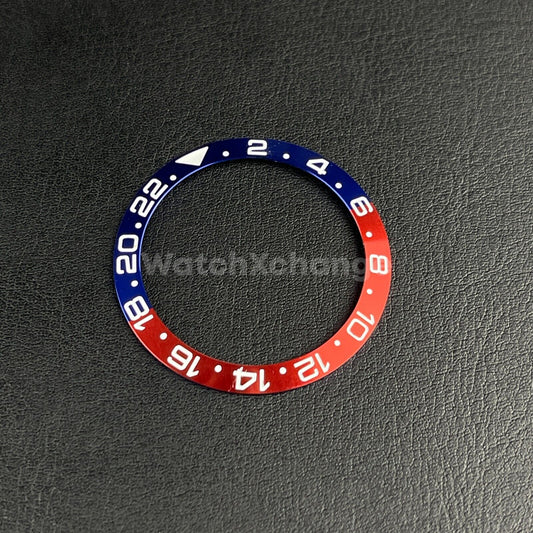 38mm Bezel insert For Divers Watch Red Blue Rolex GMT Seiko SKX SRPD Pepsi