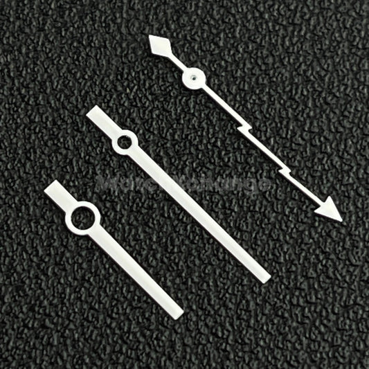 White Lightning Strike Watch Hands For SEIKO NH35/36 Movements
