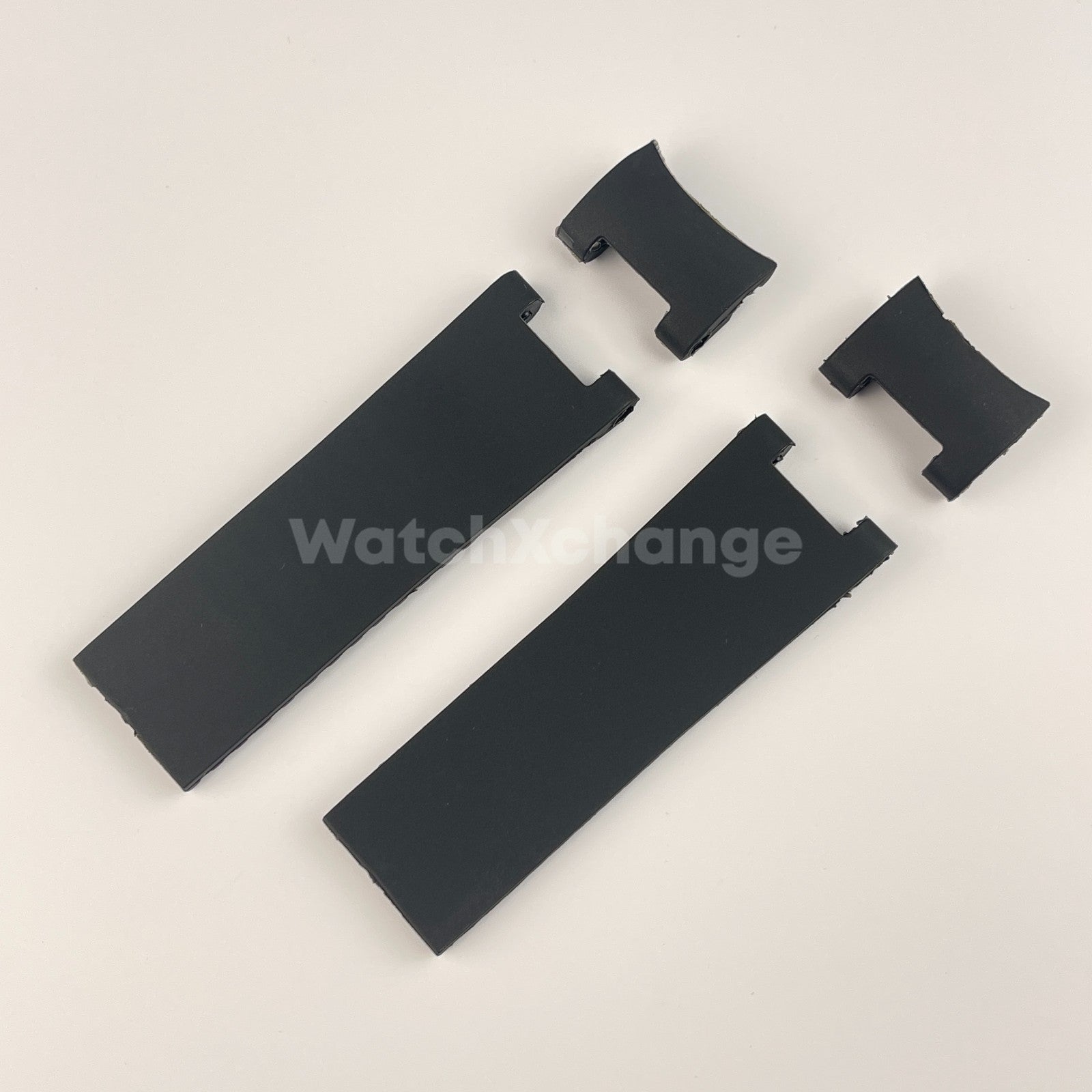 22mm Black Silicone/Rubber Band Strap For Ulysse Nardin 263 DIVER Watch