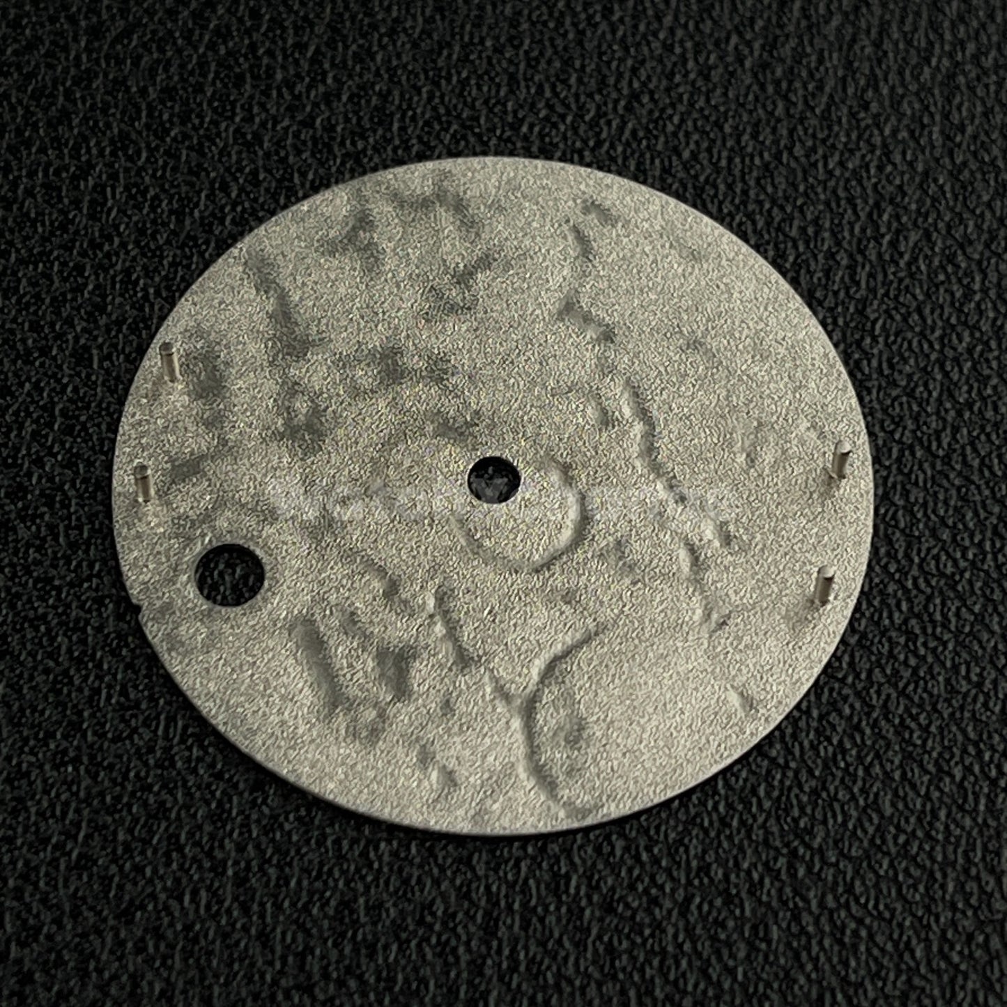 28.5mm Black Moon Texture Watch Dial for SEIKO NH35 NH36 Movement