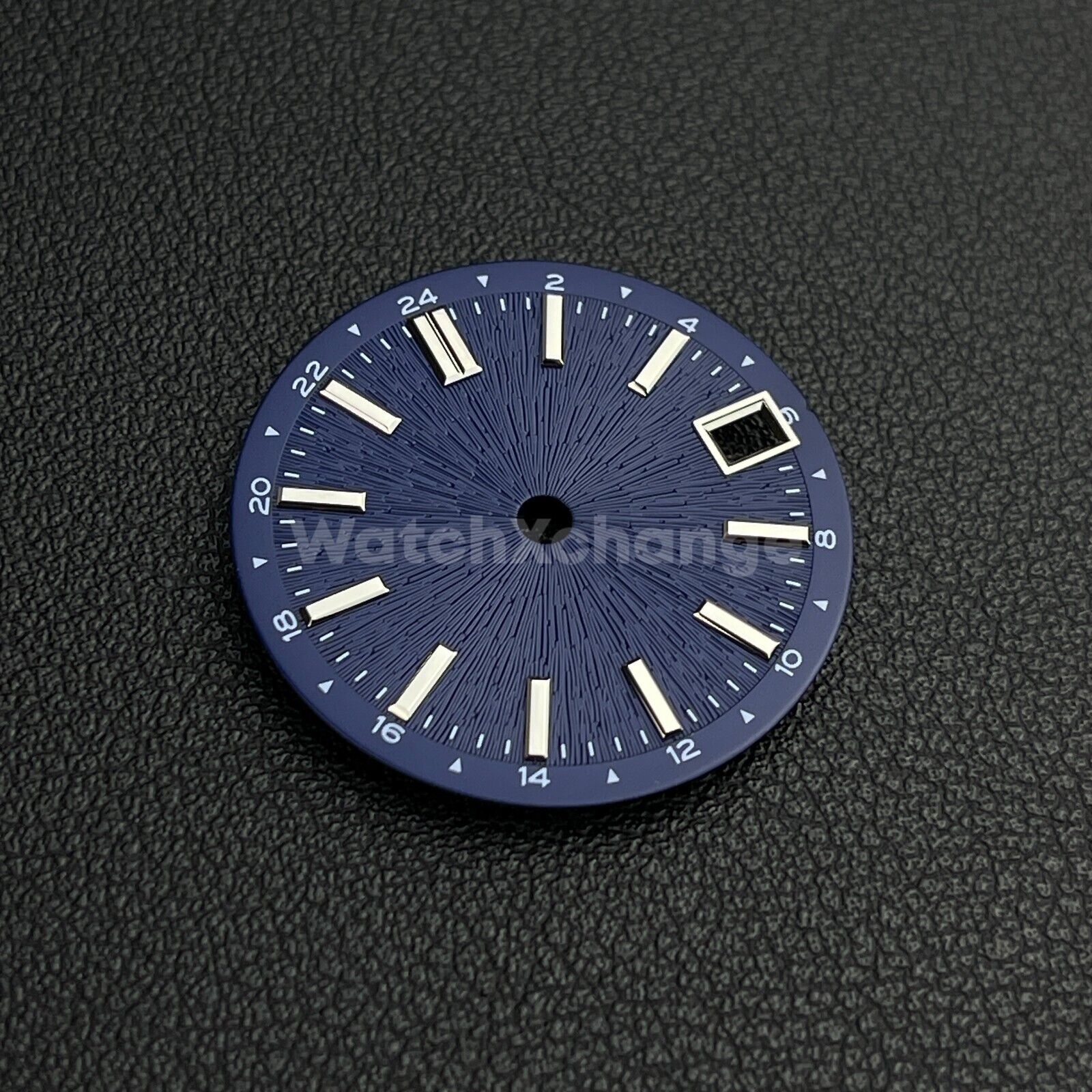 28.5mm Blue Radiating Firework Pattern Watch Dial for SEIKO NH34 NH35 Movement