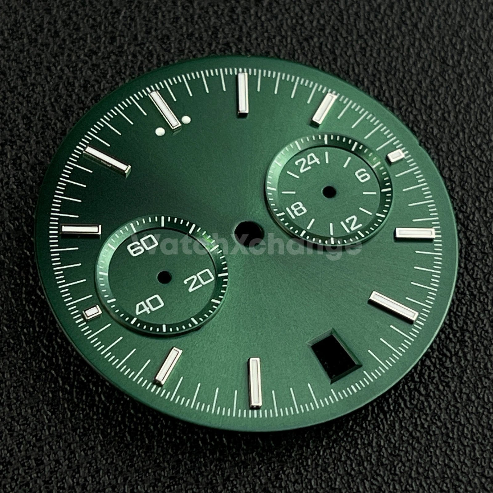 Green 32.5mm Modified Watch Dial Accessory for VK64 Quartz Movement